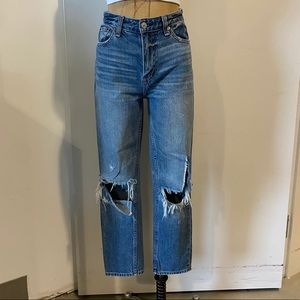A&F high rise jeans